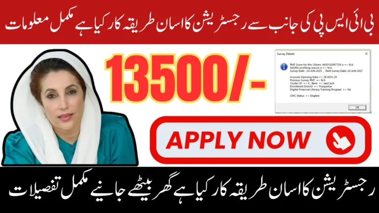 How To Register BISP 8171 For Next Payment 13500 For Deserving People Know Full Guide 2025