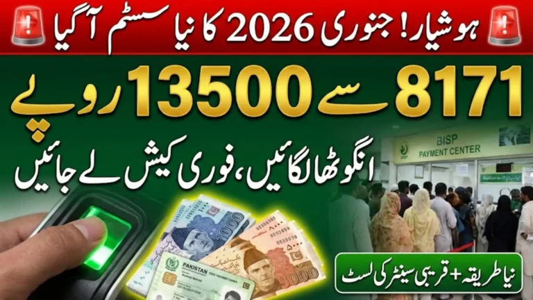 8171 Payment Location 2026 For Withdrawal Using Fingerprint And CNIC Verification – Full Guide
