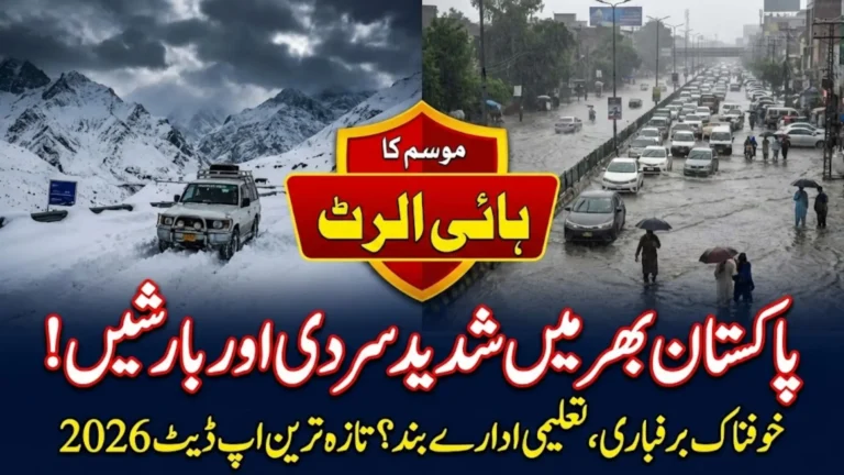 Today Weather Latest Update 2026 In Pakistan Rain and Snow Warning Issued